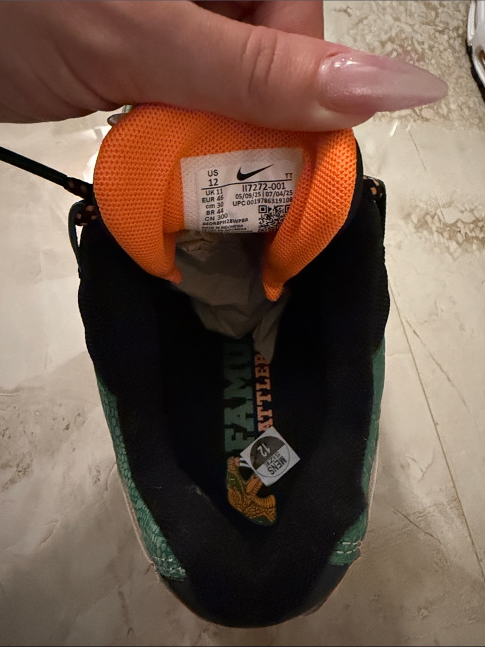 NEW Nike Air Max 95 Yardrunners FAMU - Size 12 - Picture 2 of 7